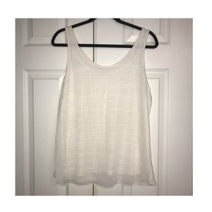 LOFT Embellished Sleeveless Top